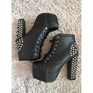 Spiked booties